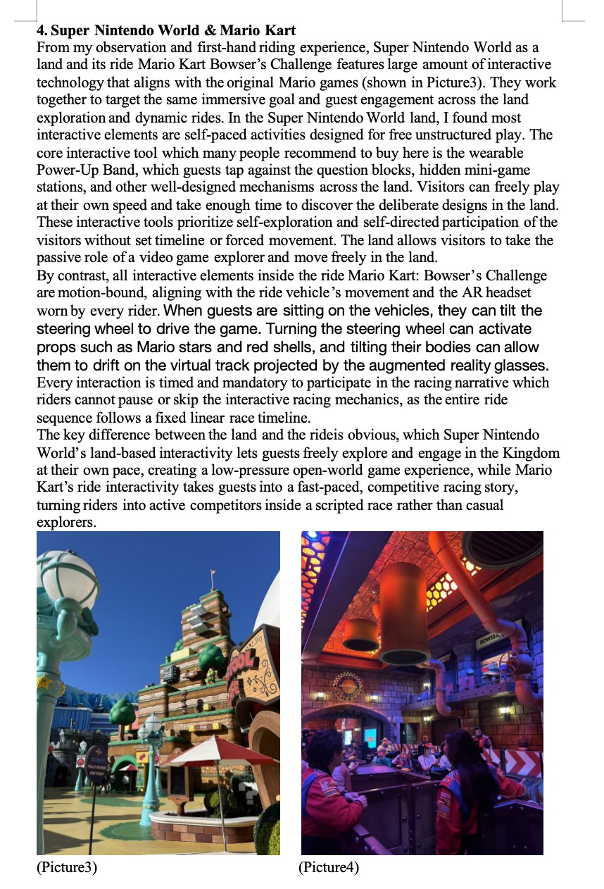Nintendo theme park analysis