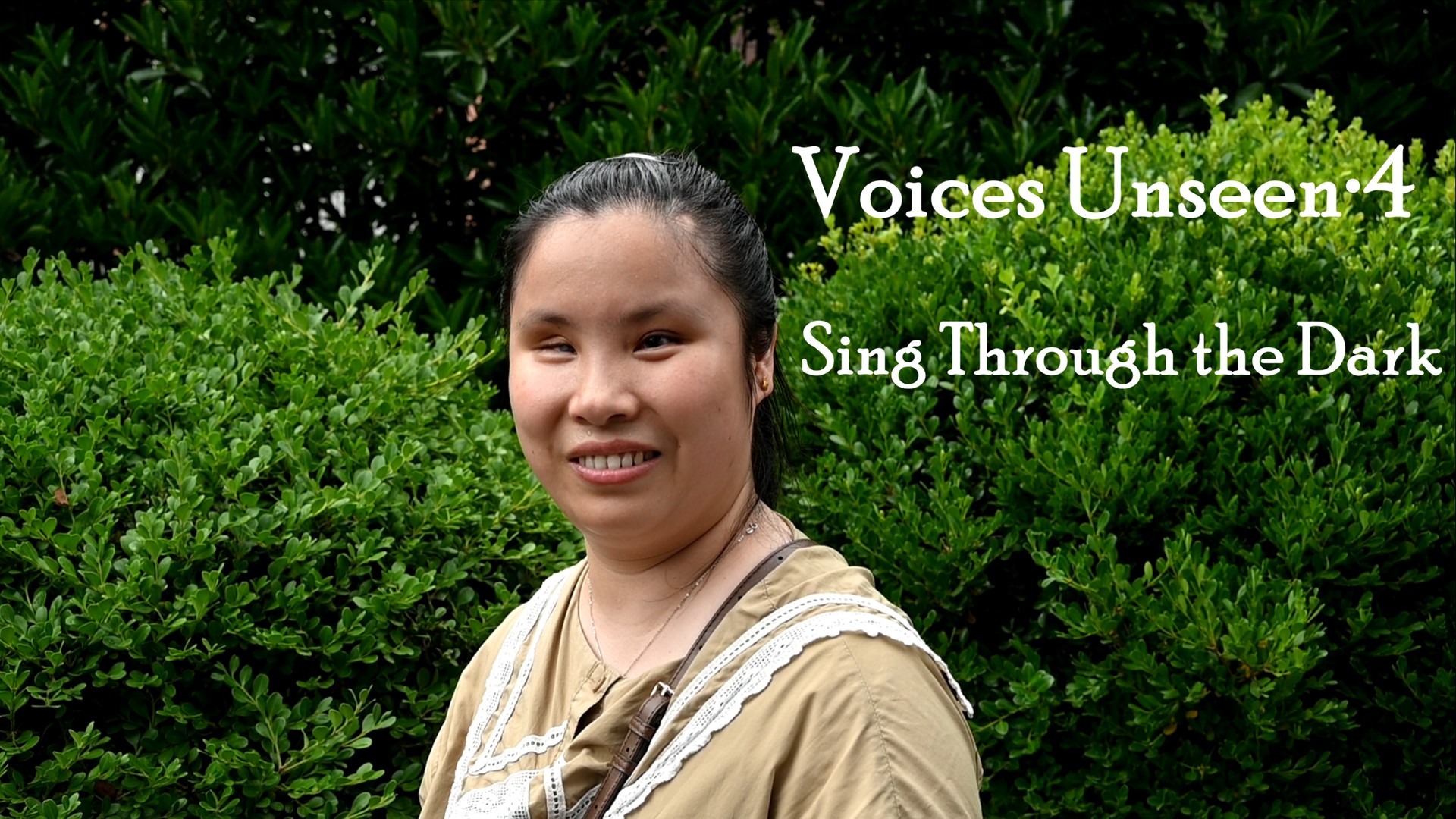 Voices Unseen series artwork: Sing Through the Dark